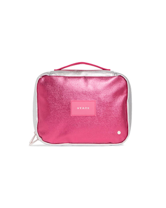 Little state bags accessories bensen toiletry kit in hot pink + purple