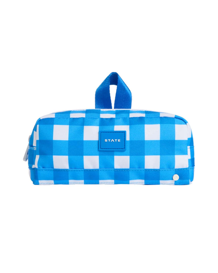Little state bags accessories clinton pencil case in gingham
