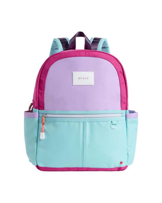 Little state bags accessories kane kids backpack in magenta + mint