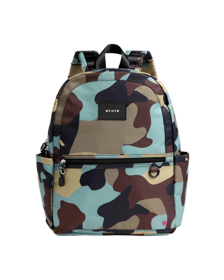 Little state bags accessories kane kids double pocket backpack in camo