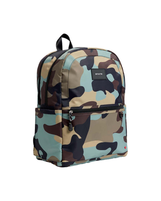 Little state bags accessories kane kids double pocket backpack in camo