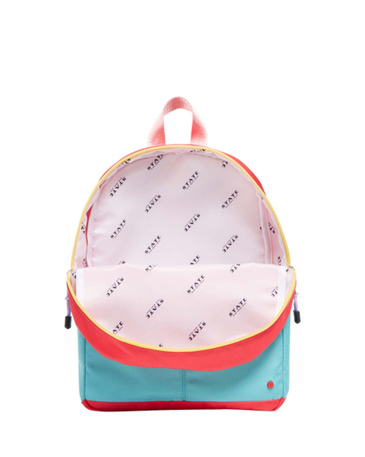 Little state bags accessories mini kane backpack in pink/mint
