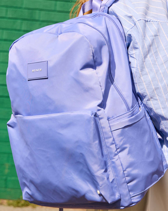 Little state bags accessories reed backpack in periwinkle