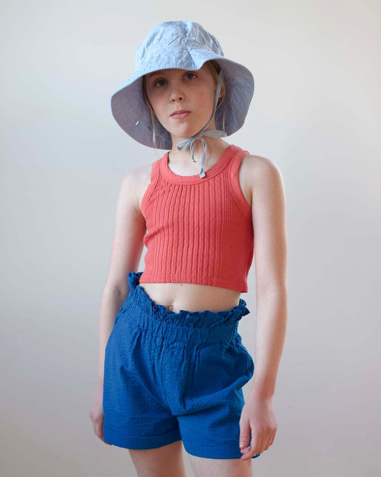 Little sunchild kids cruz cropped tank in piment