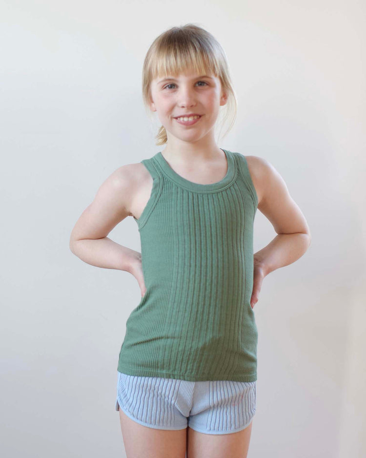 Little sunchild kids fernando tank in mousse