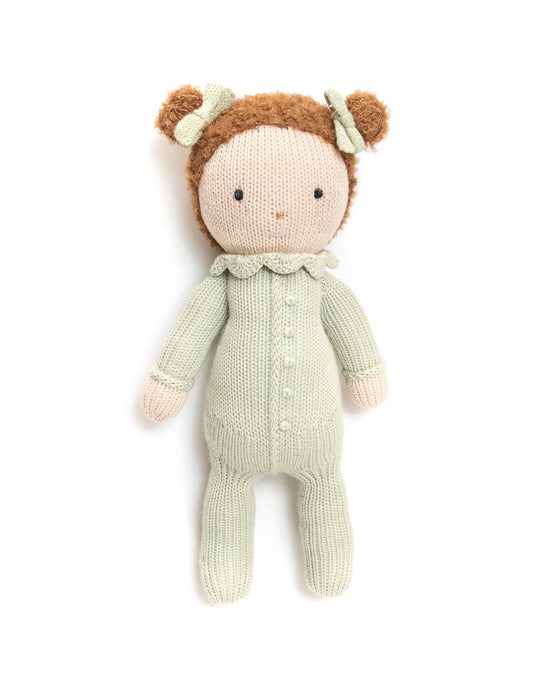 Little tun tun play baby emily doll in light green