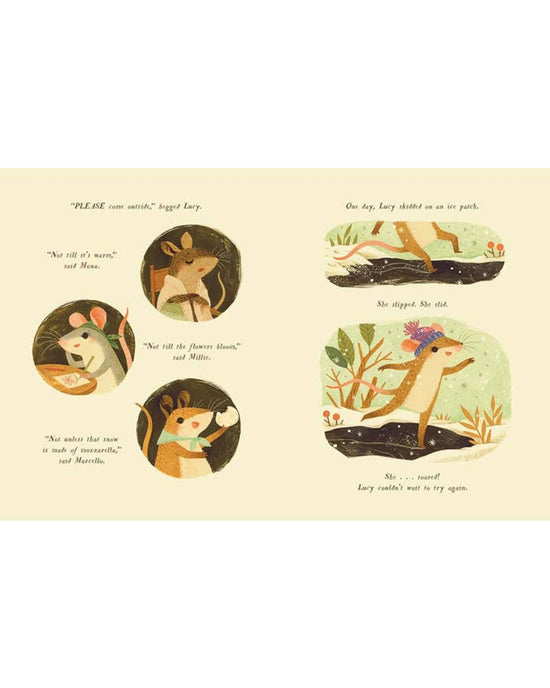 Little union square & co. play mice skating by Annie Silvestro + Teagan White