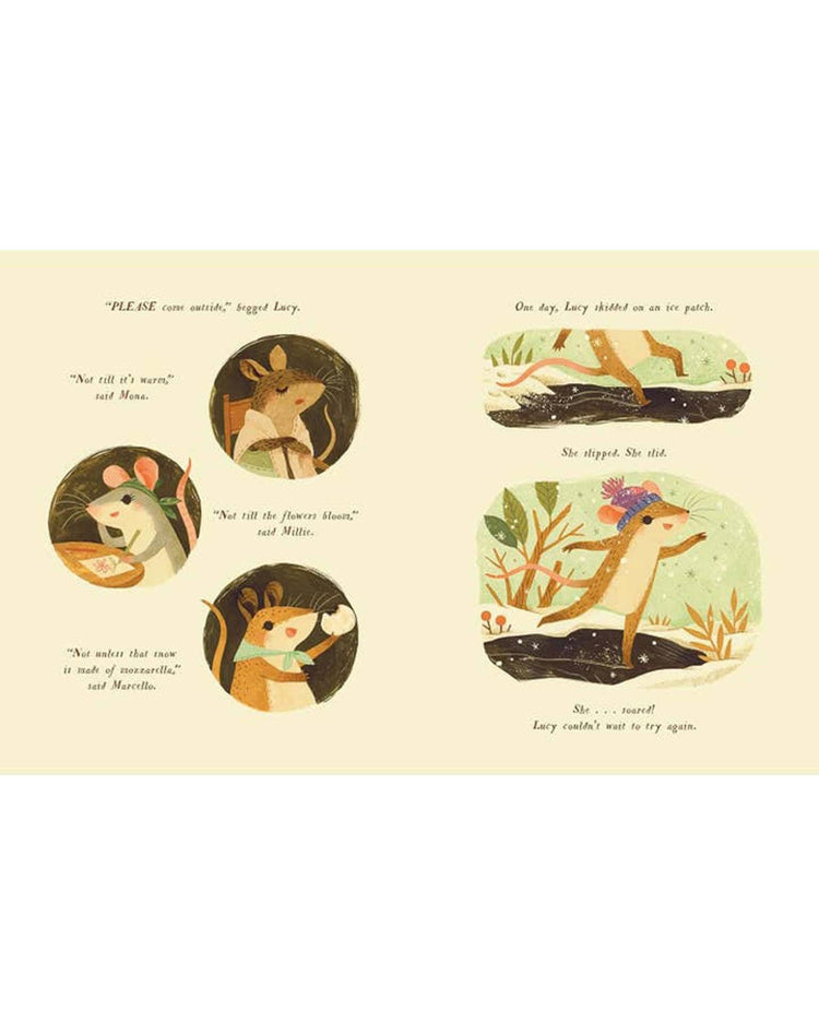 Little union square & co. play mice skating by Annie Silvestro + Teagan White