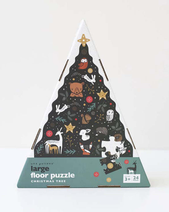 Little wee gallery play christmas tree floor puzzle