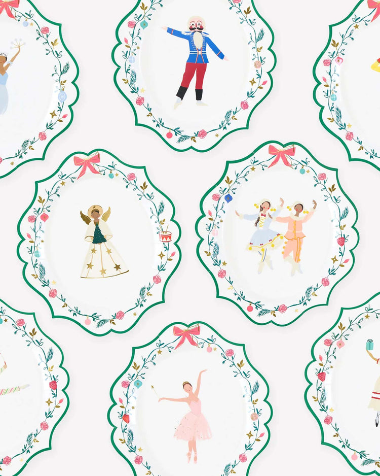 meri meri x new york city ballet side plates
