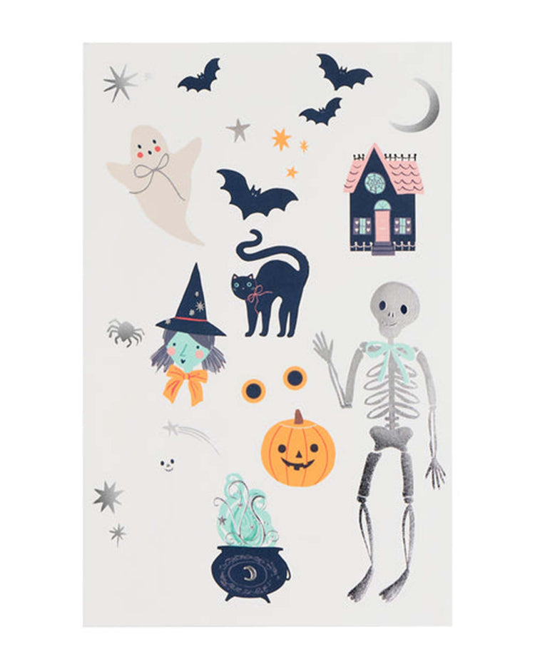 halloween icons temporary tattoos