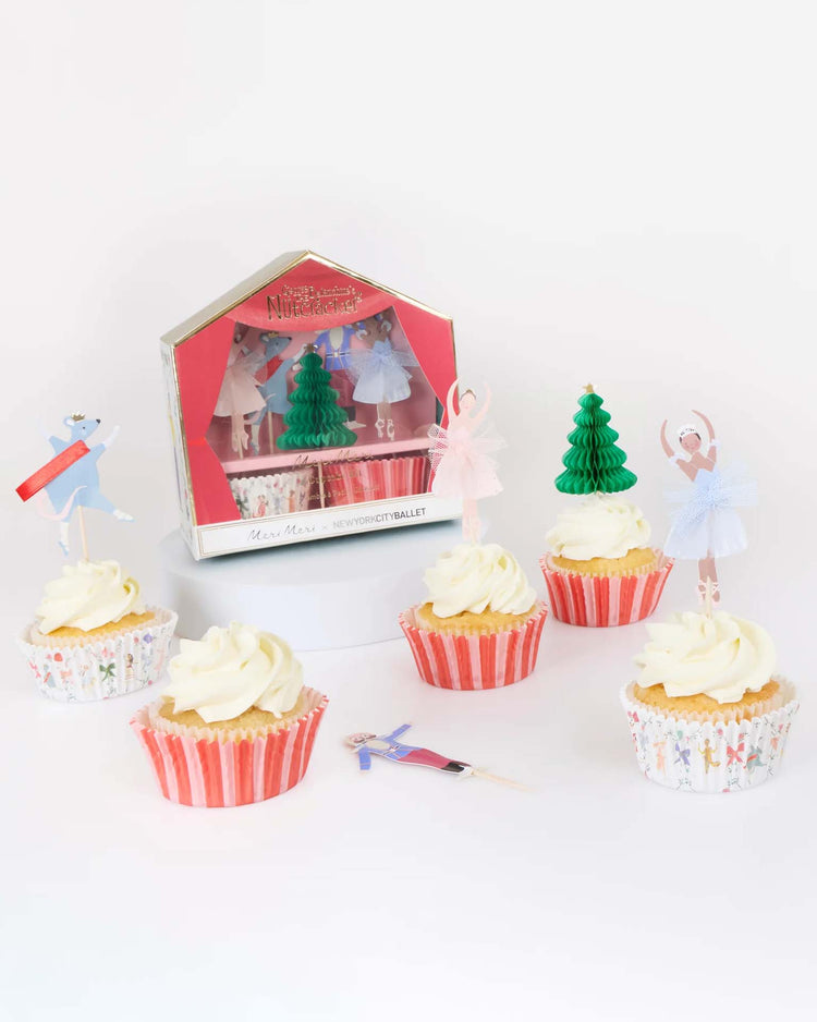 meri meri x new york city ballet cupcake kit
