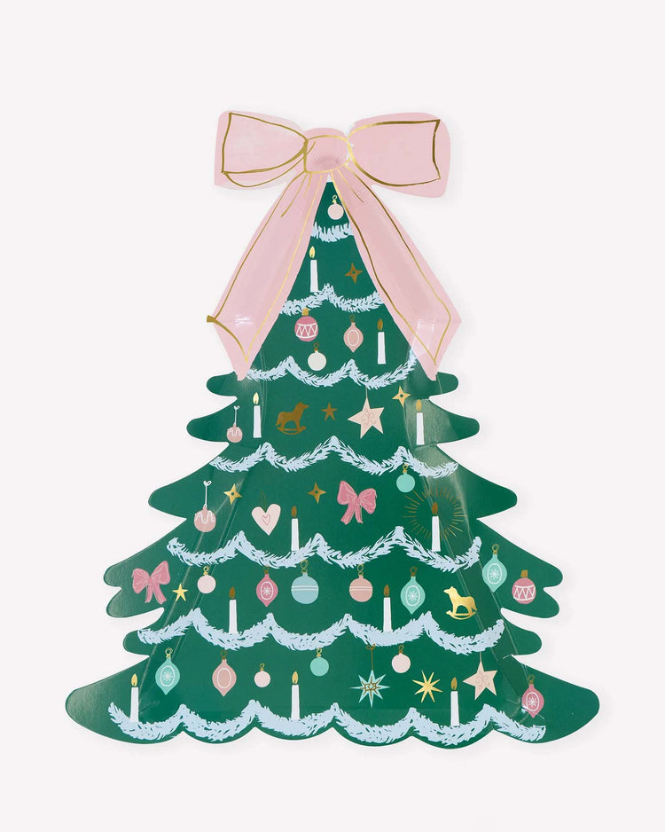 meri meri x new york city ballet tree shaped plates