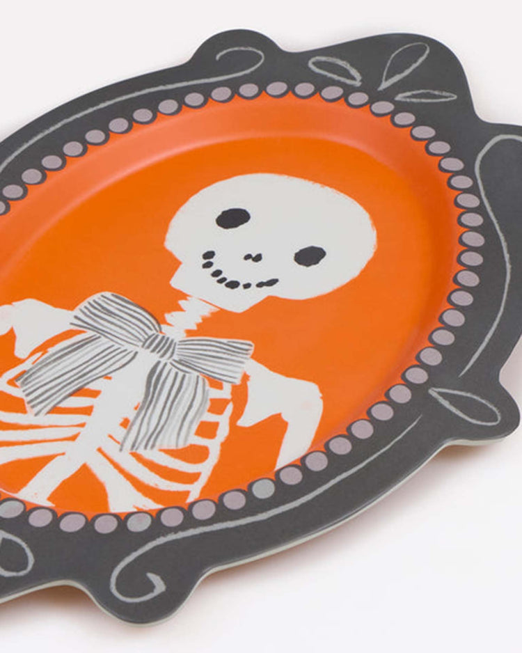 halloween portrait reusable plates