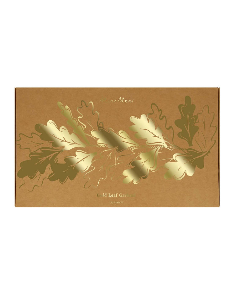 gold oak leaves garland
