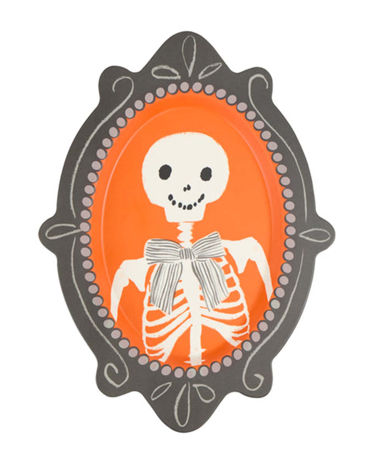 halloween portrait reusable plates