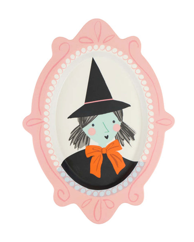 halloween portrait reusable plates
