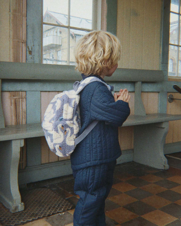 jody teddy backpack in swan