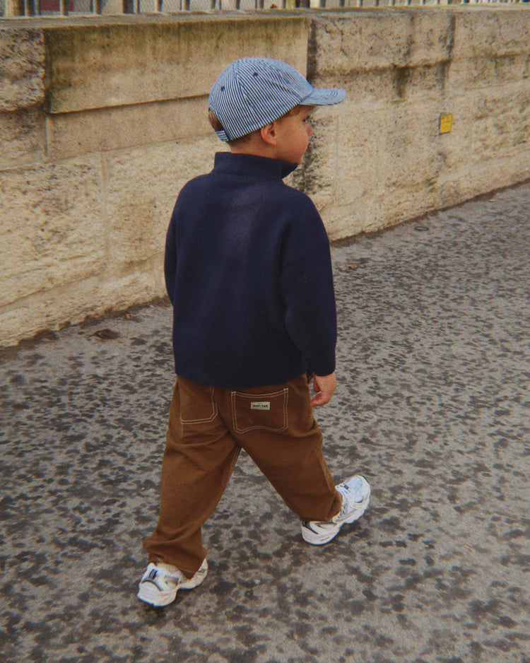 konges sløjd luc cap in blue stripe accessories Little