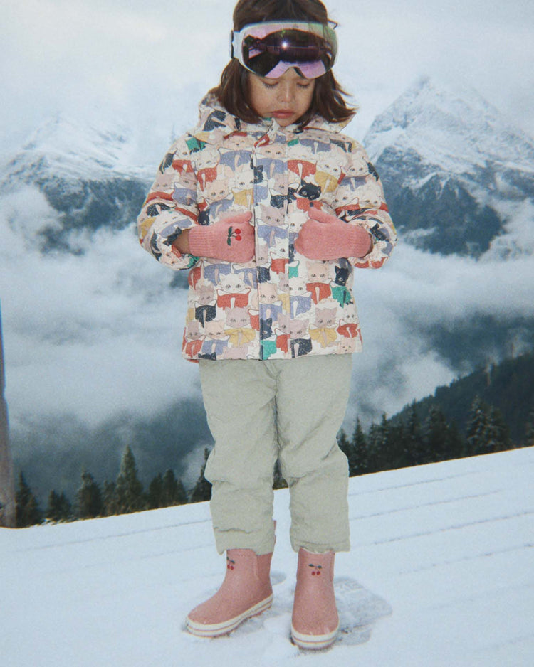 konges sløjd ace rain jacket in like cats and dogs kids Little