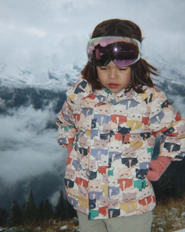 konges sløjd ace rain jacket in like cats and dogs kids Little
