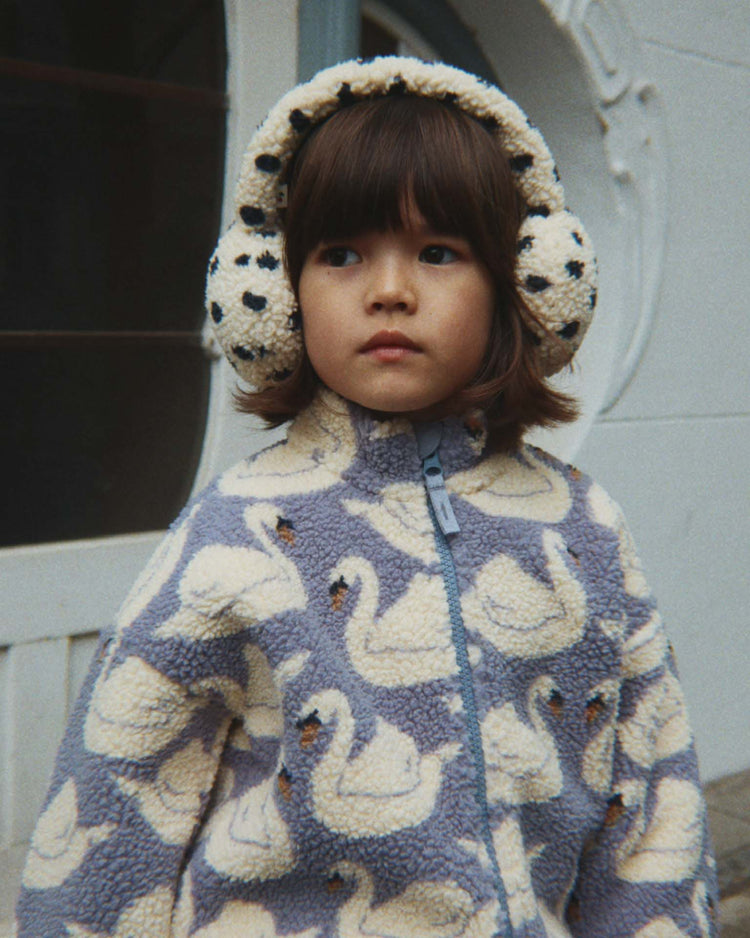 jody teddy jacket in swan