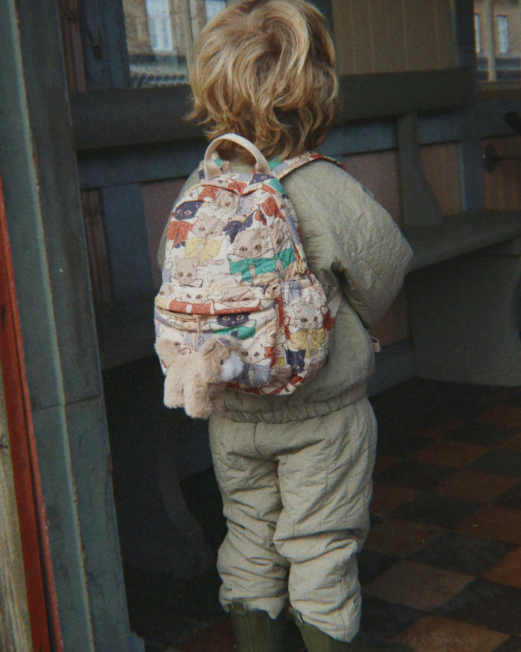 juno mini backpack in like cats and dogs