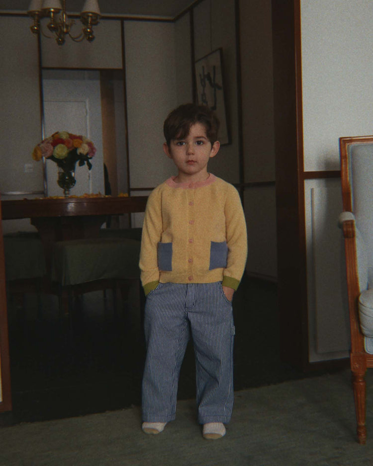 konges sløjd luc pants in blue stripe kids Little