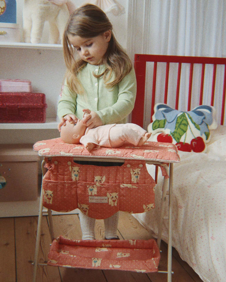 konges sløjd doll changing table in ciao miao rose play Little