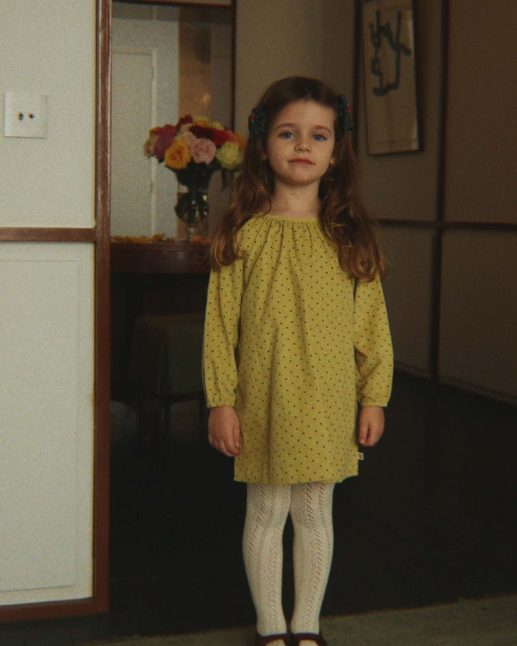 konges sløjd marlo dress in dot leek kids Little