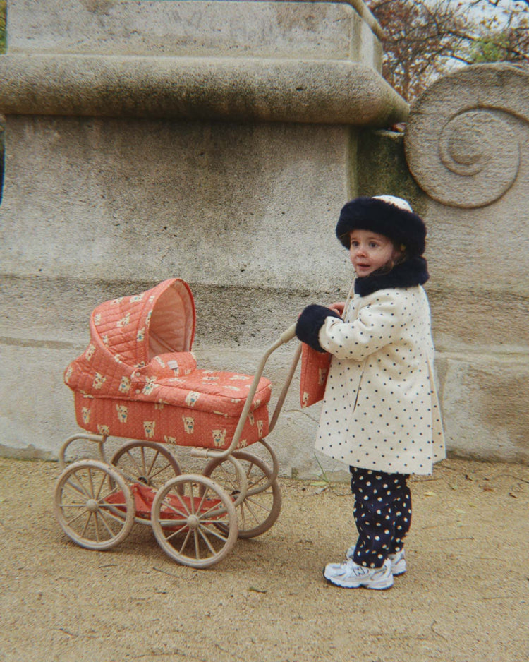konges sløjd minnie doll pram in ciao miao rose play Little
