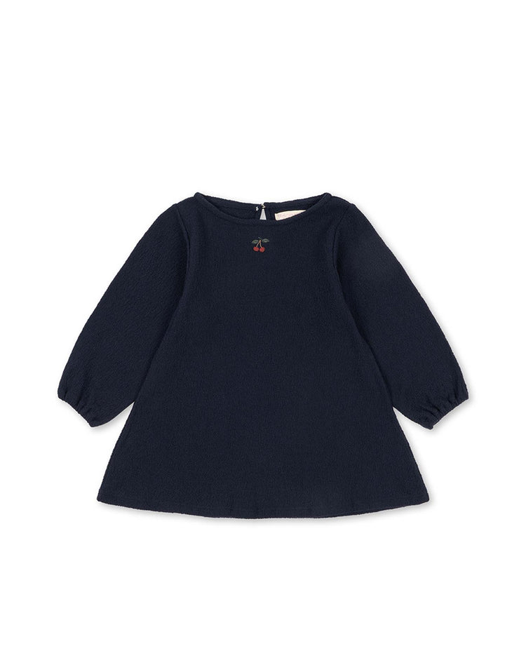 konges sløjd romy dress in dark navy kids Little