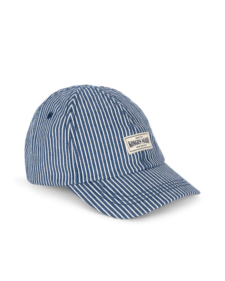 konges sløjd luc cap in blue stripe accessories Little