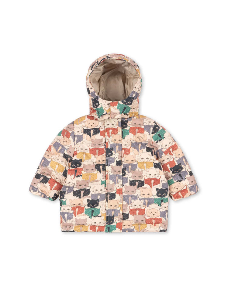 konges sløjd ace rain jacket in like cats and dogs kids Little