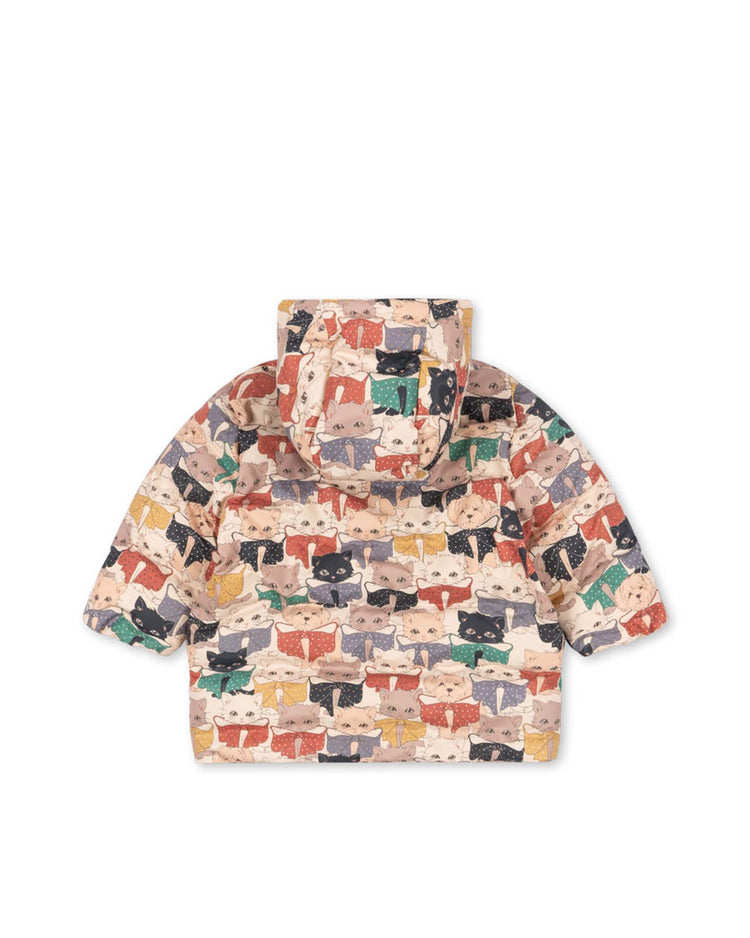 konges sløjd ace rain jacket in like cats and dogs kids Little