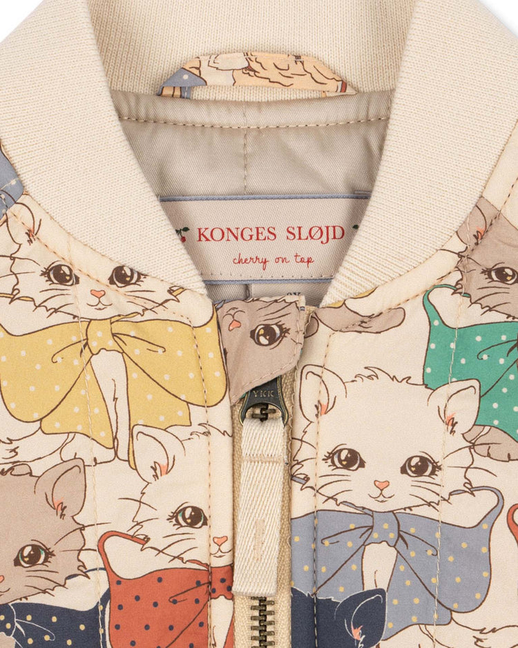 juno printed bomber jacket in like cats and dogs
