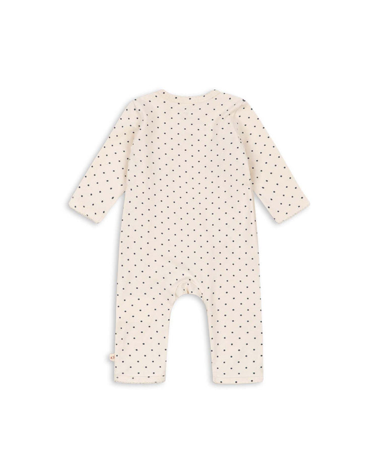 konges sløjd basic newborn onesie in blue dot baby Little