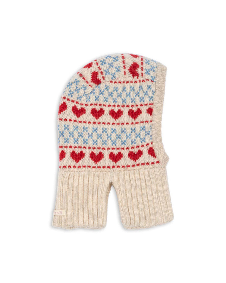 konges sløjd belou balaclava in heart kids Little