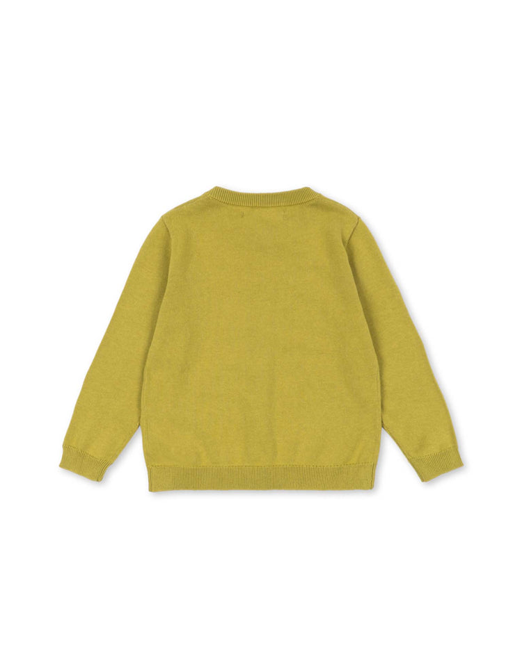 konges sløjd cathy cardigan in leek green kids Little