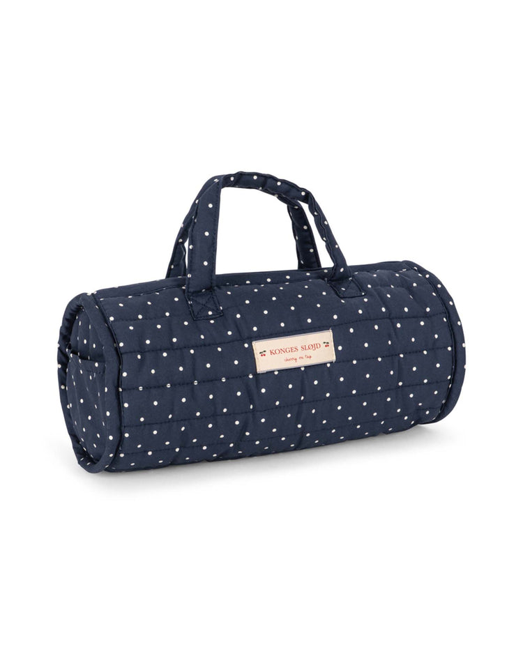konges sløjd doll travel bed in ditzy dot play Little