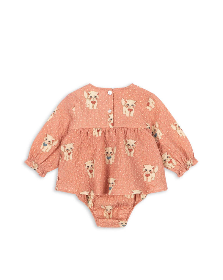 konges sløjd elin romper in ciao miao rose kids Little