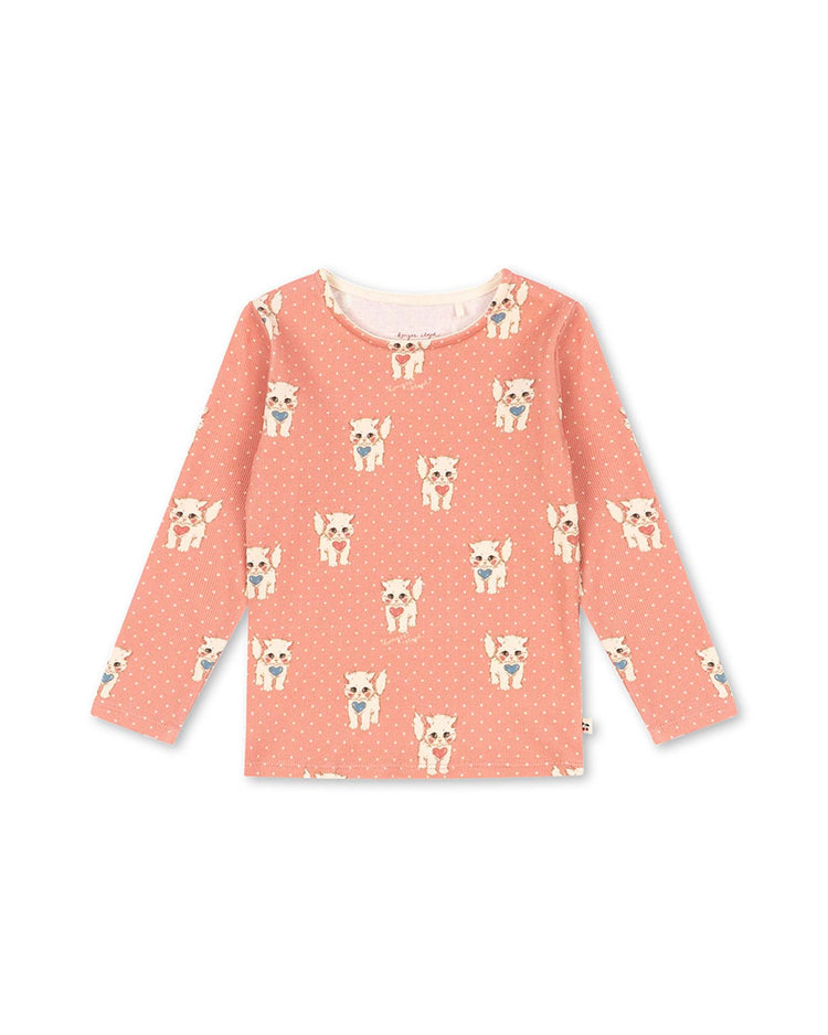 konges sløjd ella long sleeve tee in ciao miao rose kids Little