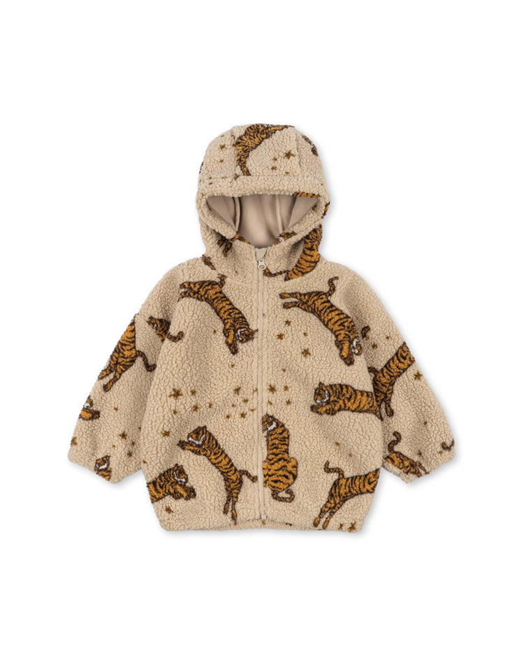 konges sløjd jody teddy hoodie in tiger kids Little