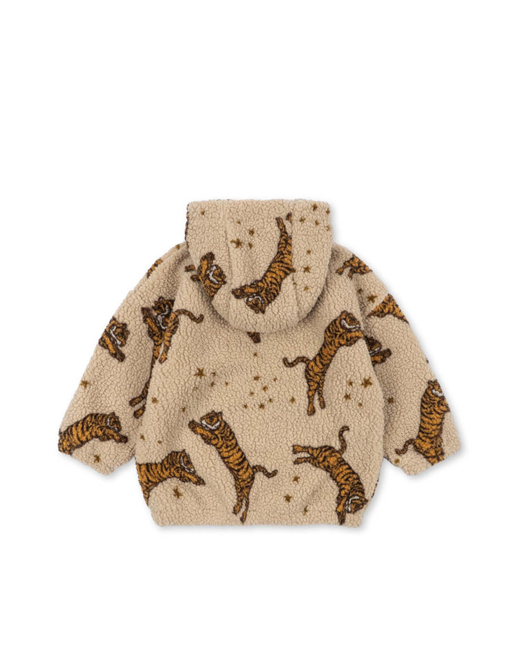 konges sløjd jody teddy hoodie in tiger kids Little