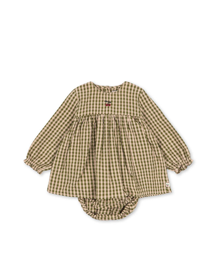 konges sløjd kim romper in avocado check kids Little