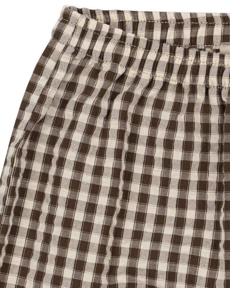 konges sløjd kim pants in choco check kids Little
