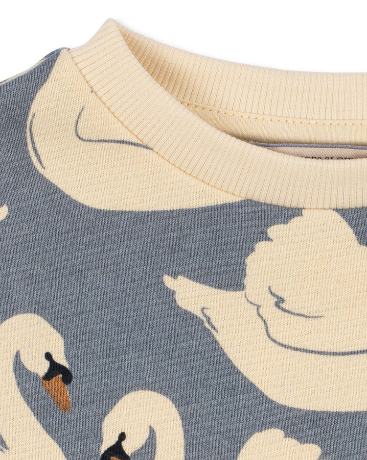konges sløjd loupy print sweat dress in swan kids Little