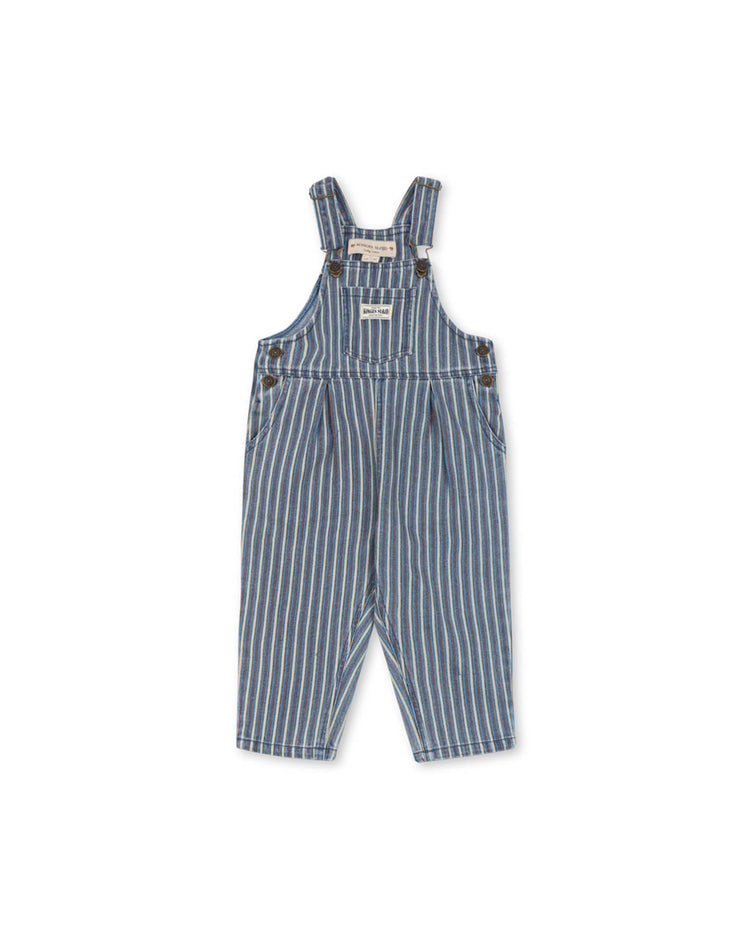 konges sløjd magot overalls in tricolore bleu kids Little
