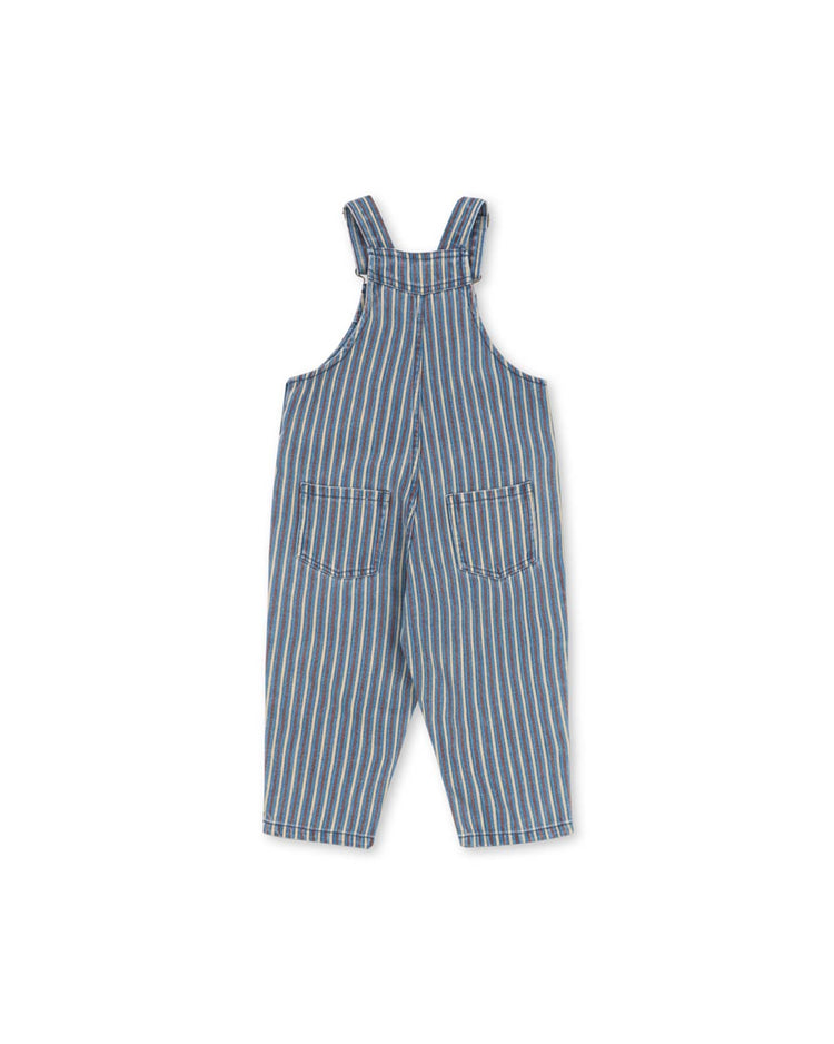 konges sløjd magot overalls in tricolore bleu kids Little