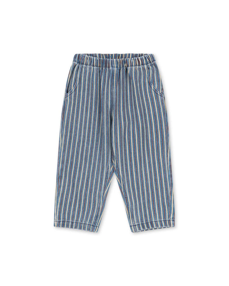 konges sløjd magot pants in tricolore bleu kids Little